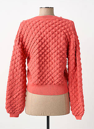Gilet manches courtes rose ONLY femme