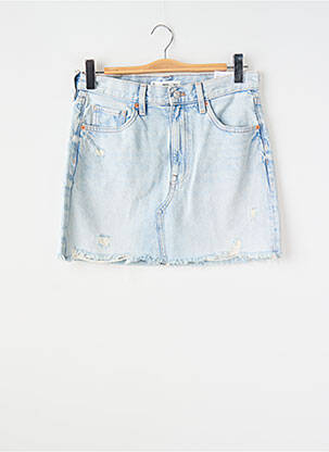 Jupe courte bleu MANGO femme