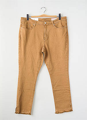 Jeans coupe droite marron S.OLIVER femme