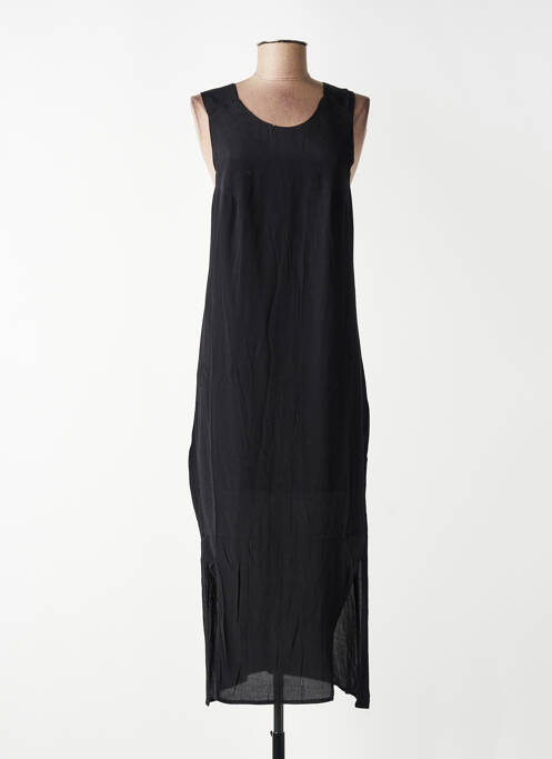 Robe longue noir MANGO femme