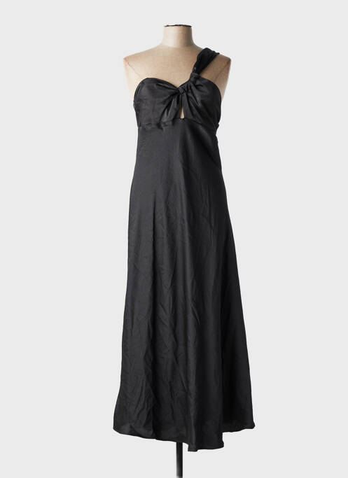 Robe longue noir MANGO femme