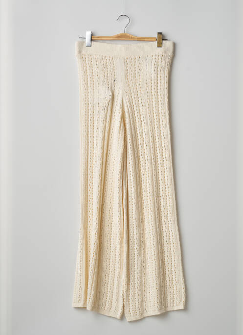 Pantalon droit beige JACQUELINE DE YONG femme