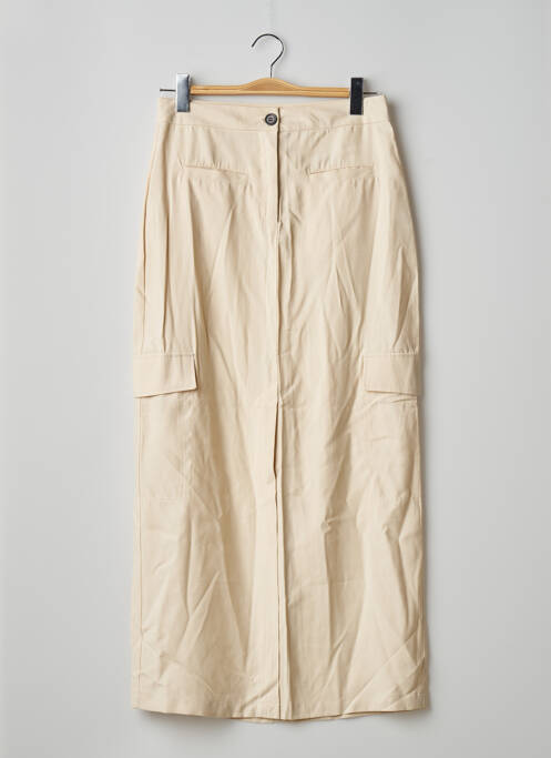 Jupe longue beige JACQUELINE DE YONG femme