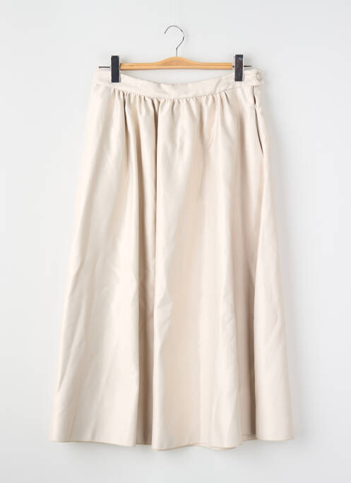 Jupe longue beige MANGO femme