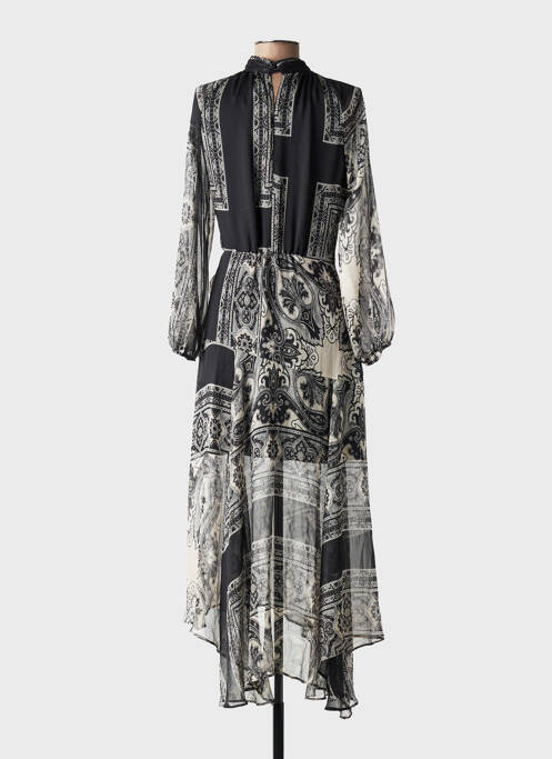 Robe longue noir MANGO femme