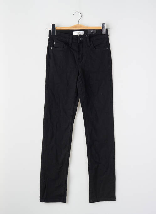 Jeans coupe droite noir MANGO femme