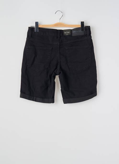 Short noir ONLY&SONS homme