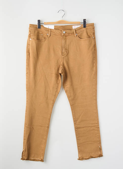 Jeans coupe droite marron S.OLIVER femme