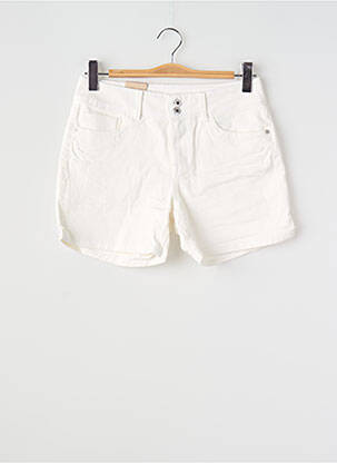 Short blanc TOM TAILOR femme