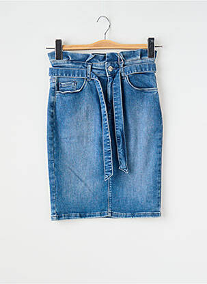 Jupe courte bleu ONLY femme