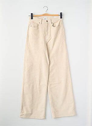 Jeans coupe large beige ONLY femme