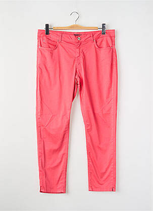 Jeans coupe droite orange MORE & MORE femme