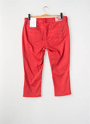Jeans coupe slim rouge STREET ONE femme