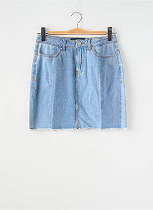 Jupe courte bleu NOISY MAY femme