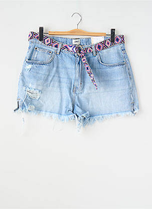 Short bleu ONLY femme