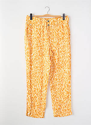 Pantalon chino jaune STREET ONE femme