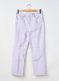 Jeans coupe droite violet S.OLIVER femme