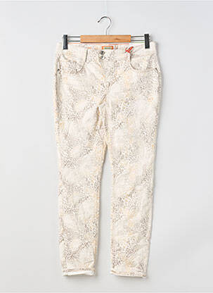 Jeans coupe slim beige STREET ONE femme