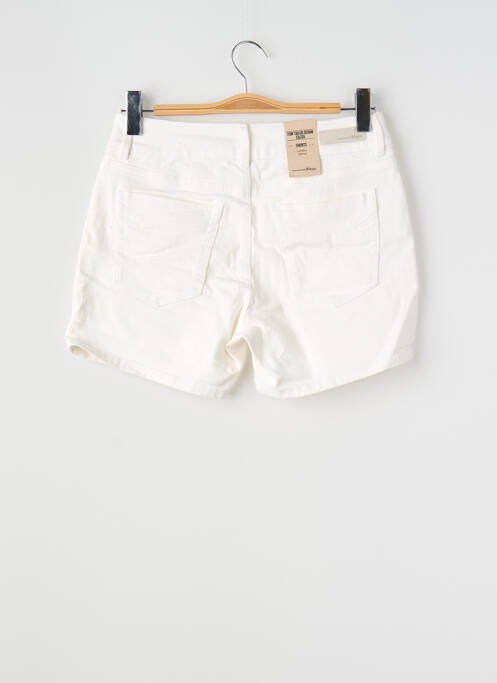 Short blanc TOM TAILOR femme