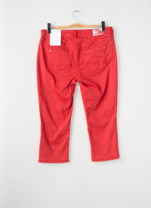 Jeans coupe slim rouge STREET ONE femme
