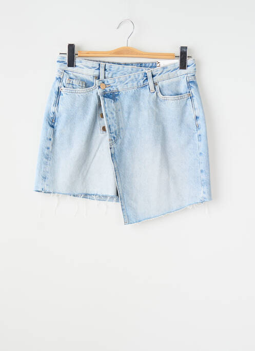 Jupe courte bleu ONLY femme