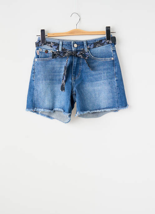 Short bleu SUPERDRY femme