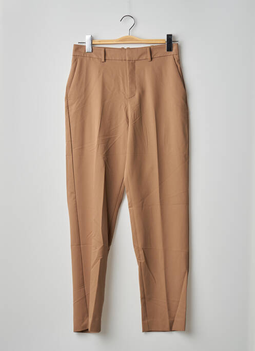 Pantalon droit marron MANGO femme
