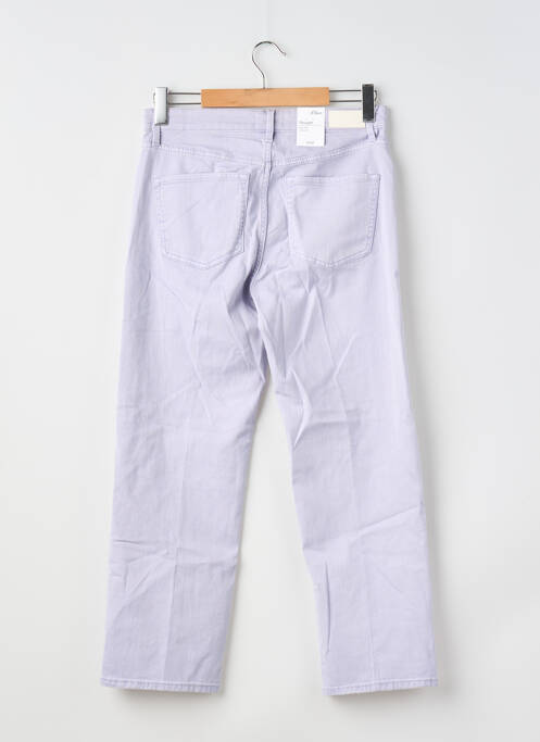Jeans coupe droite violet S.OLIVER femme