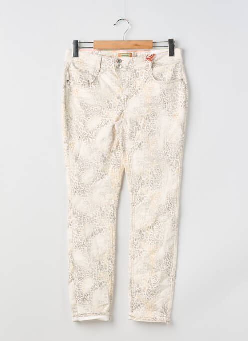 Jeans coupe slim beige STREET ONE femme