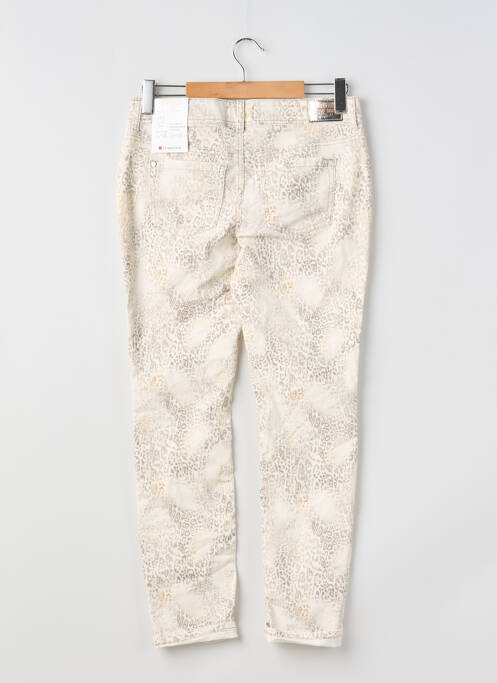 Jeans coupe slim beige STREET ONE femme