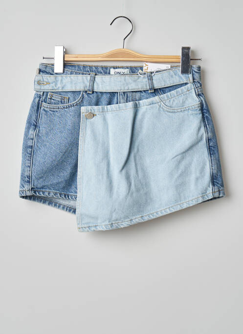 Jupe short bleu ONLY femme