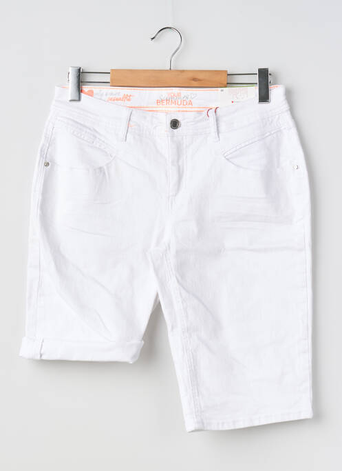Bermuda blanc STREET ONE femme