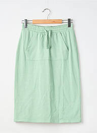 Jupe mi-longue vert MANGO femme