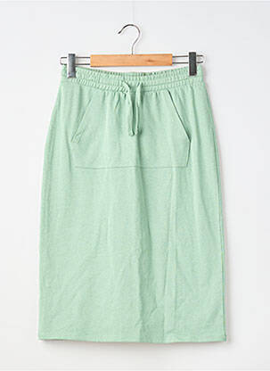 Jupe mi-longue vert MANGO femme