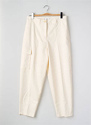 Jeans coupe droite beige MANGO femme