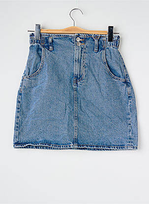 Jupe courte bleu MANGO femme