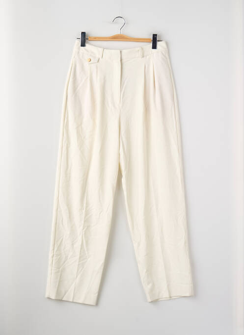 Pantalon droit blanc MANGO femme