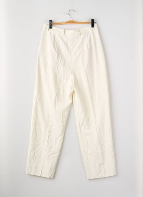 Pantalon droit blanc MANGO femme