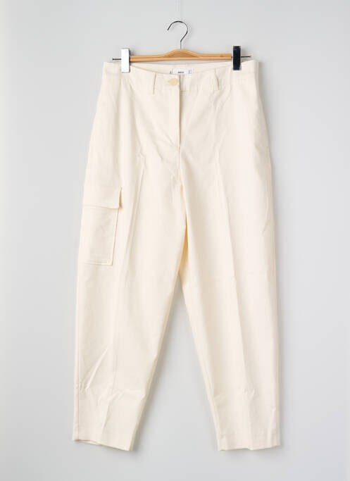 Jeans coupe droite beige MANGO femme