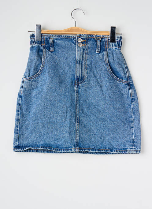 Jupe courte bleu MANGO femme