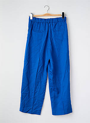 Pantalon droit bleu MANGO femme
