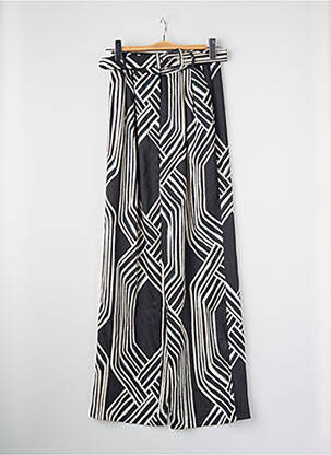 Pantalon droit noir MANGO femme