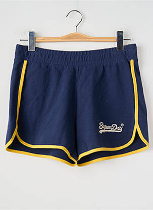 Short bleu SUPERDRY femme