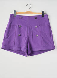 Short violet MORGAN femme
