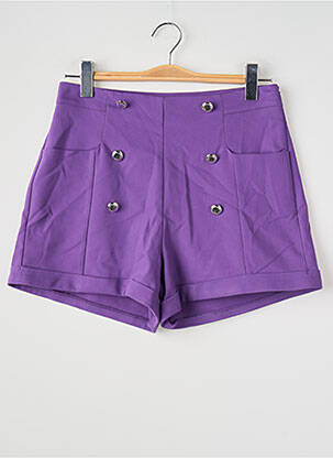Short violet MORGAN femme