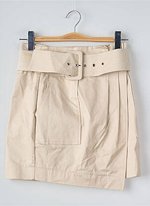Jupe courte beige MORGAN femme
