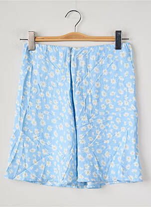 Jupe courte bleu ONLY femme