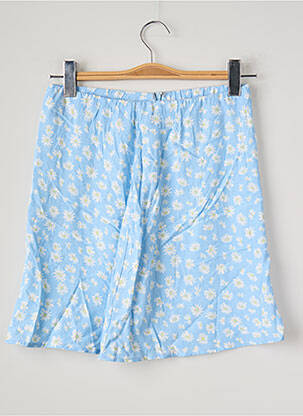 Jupe courte bleu ONLY femme