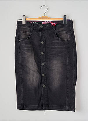 Jupe mi-longue bleu STREET ONE femme