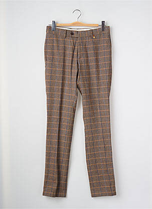 Pantalon droit beige LE FABULEUX MARCEL DE BRUXELLES homme